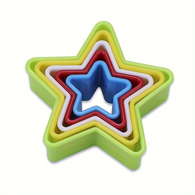 Quality Kitchen Gadgets - 1/2/3PCS Star Shaped Cookie Cutters, Plastic