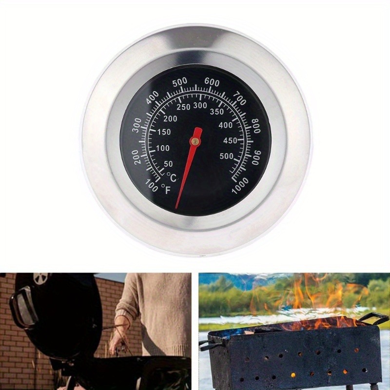 Kitchen Gadgets And Equipment - Stainless Steel BBQ Smoker Grill Temperature