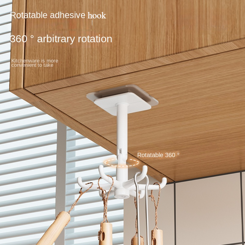 Kitchen Gadgets Rack - 1/2PCS Kitchen Hook Rotating Storage Rack