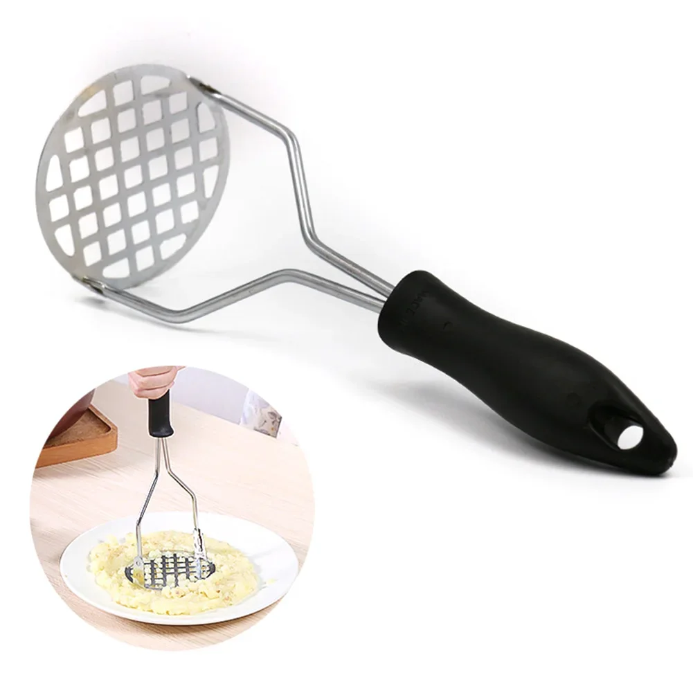 Potato Masher Ricer - Stainless Steel Potato Masher with Broad