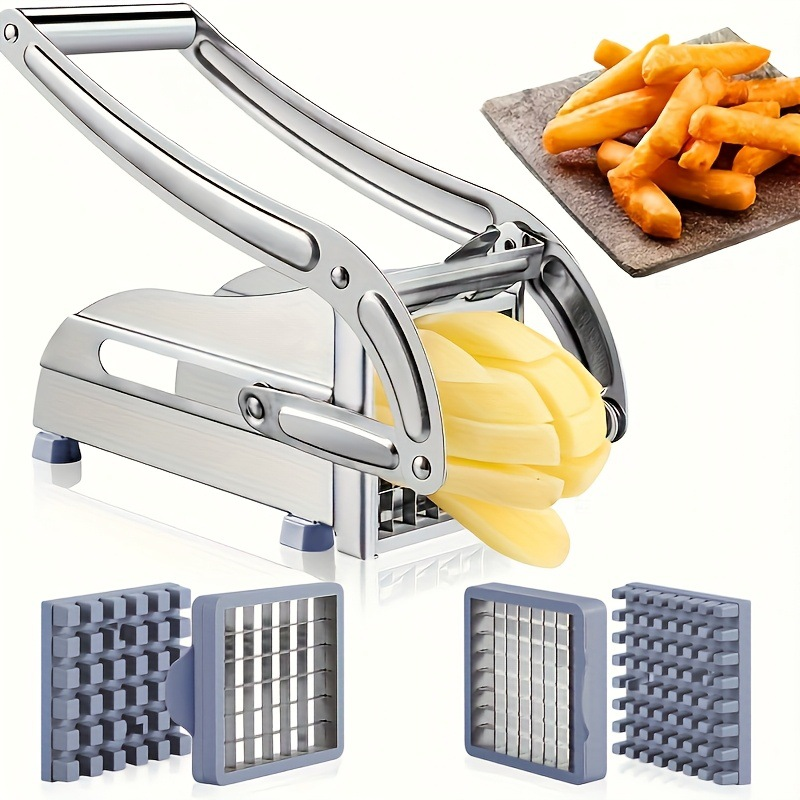 Potato Masher Ricer - Manual Cutter French Fries Slicer Stainless