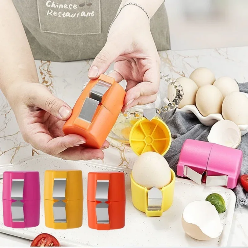 Egg Separator Tool - Plastic Egg Shell Opener Professional Manual