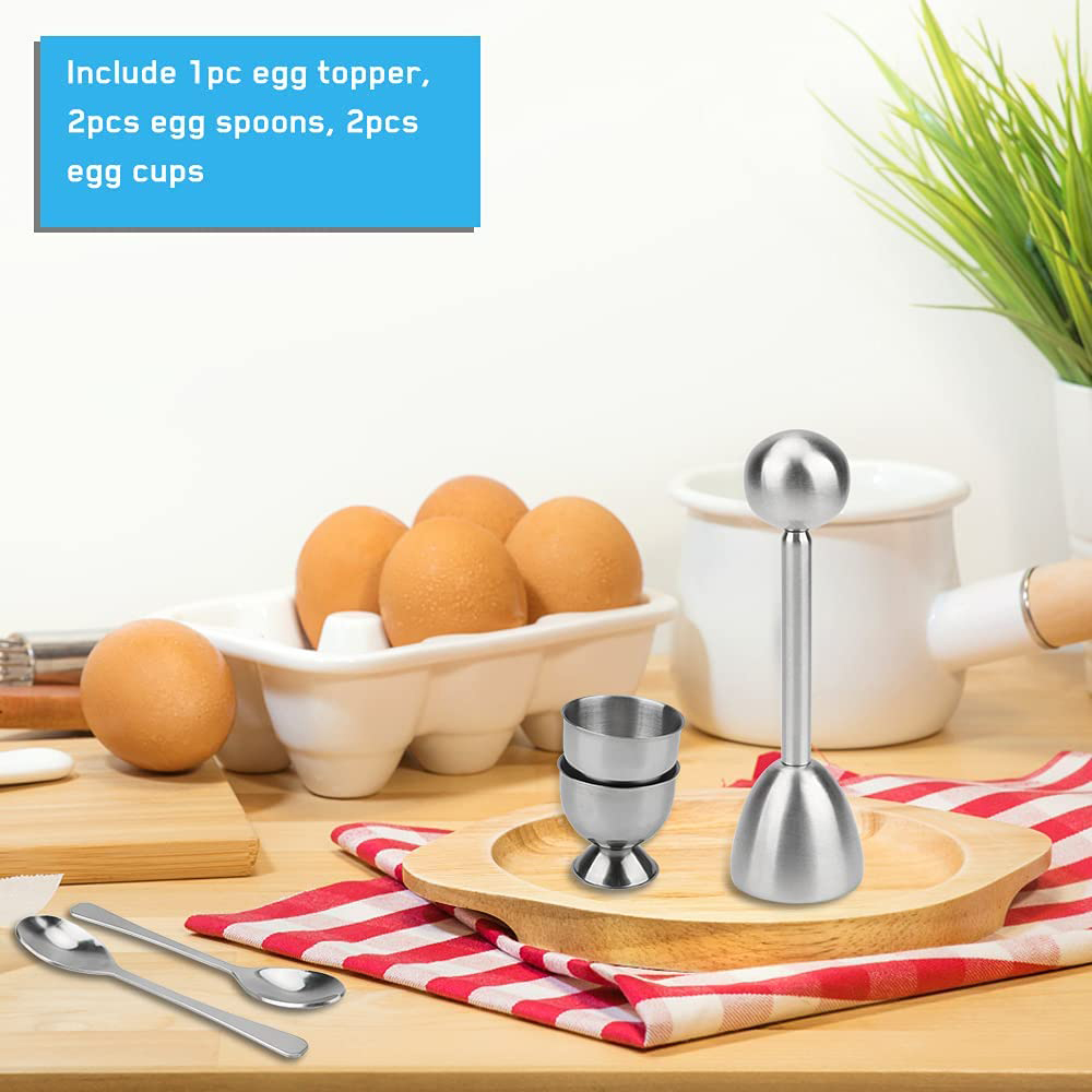 LMETJMA Egg Cracker Topper Set - Egg Separator Tool recensie en prijs