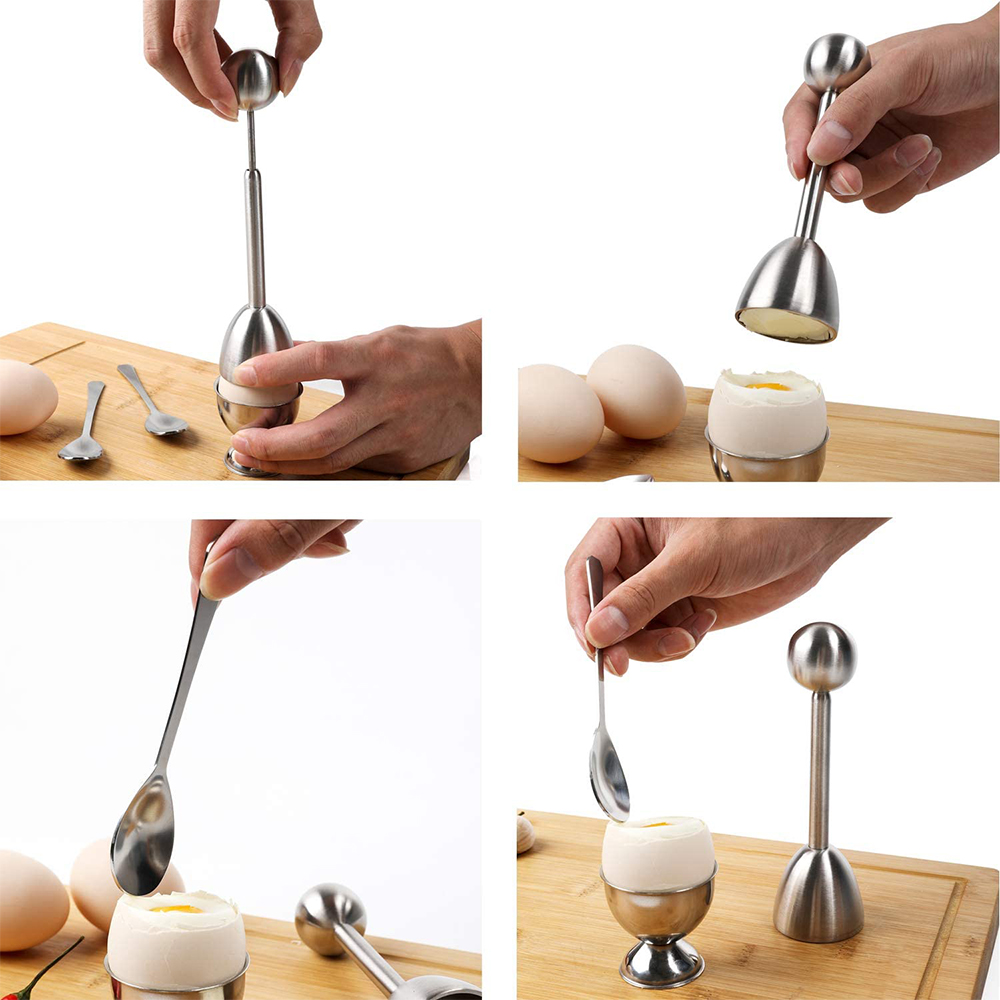 LMETJMA Egg Cracker Topper Set - Egg Separator Tool recensie en prijs