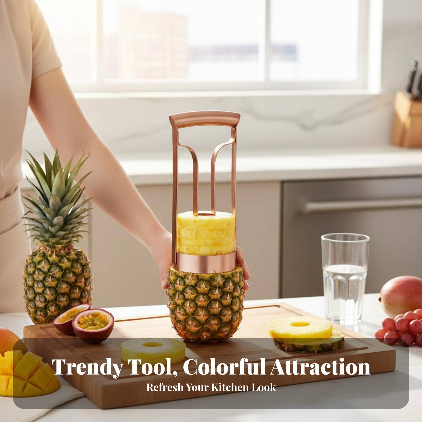 Stainless Steel Pineapple Cutt - Kitchen Gadgets Tools recensie en prijs
