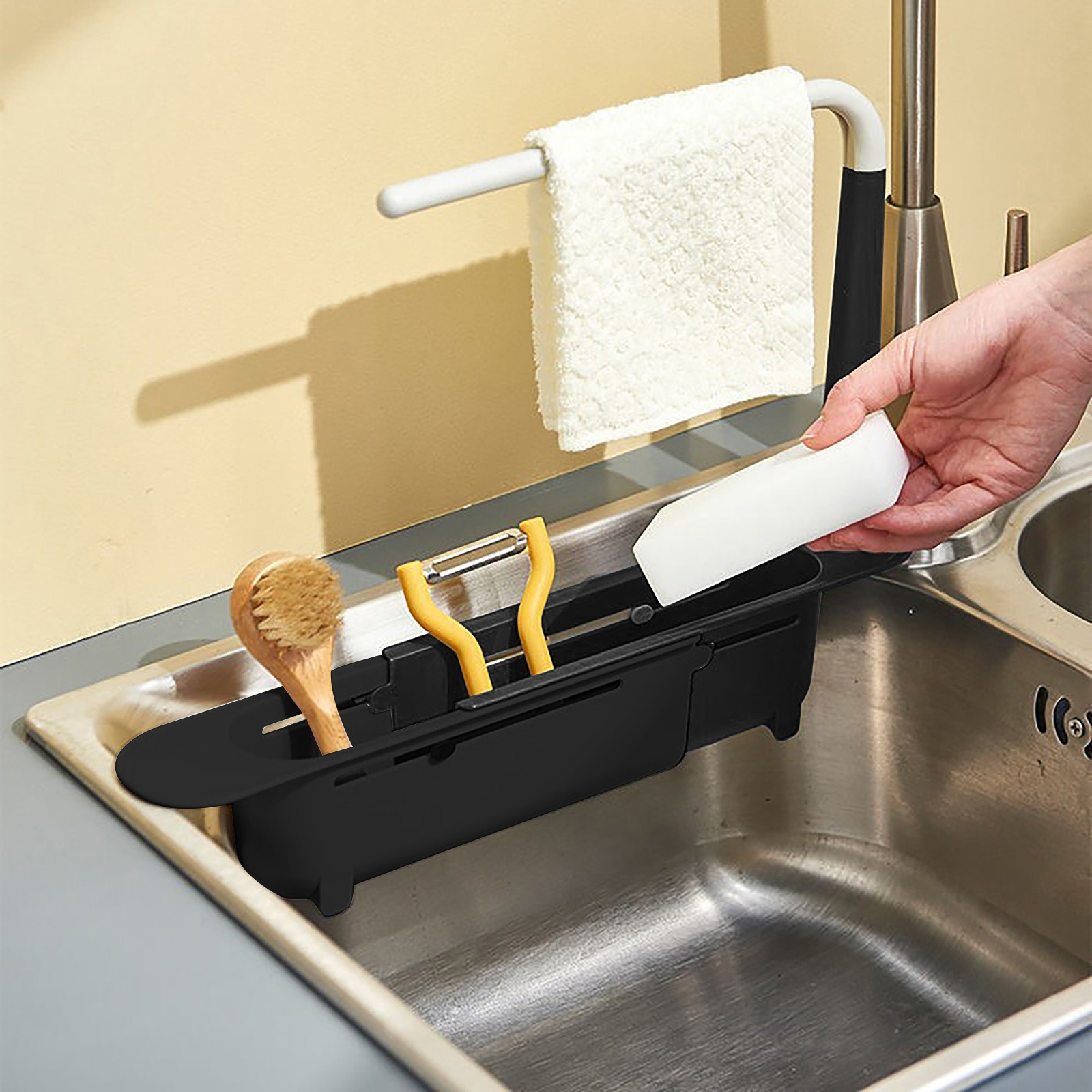 elescopic Sink Shelf Drainer R - Kitchen Gadgets Holder recensie en prijs