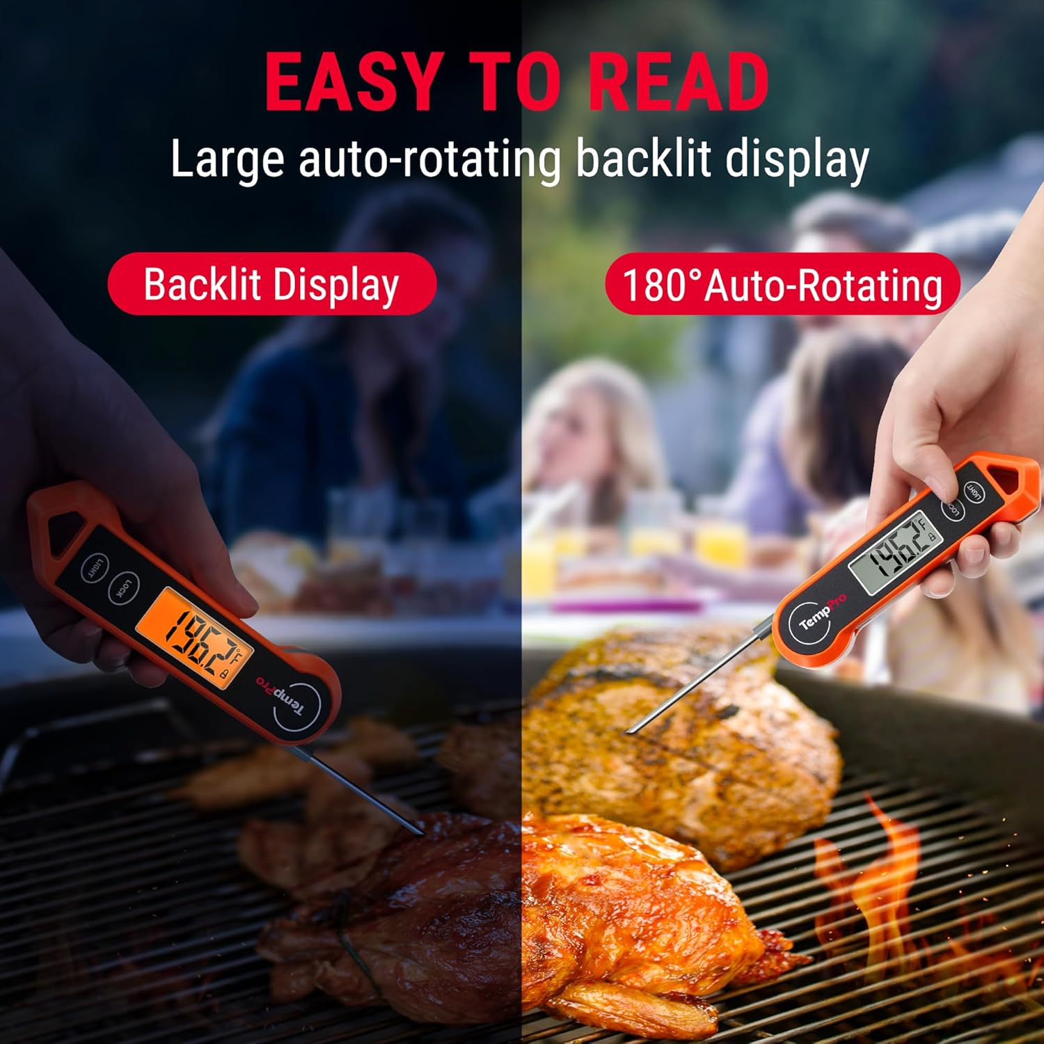 TempPro TP19H Digital Meat The - Instant Read Thermometer recensie en prijs
