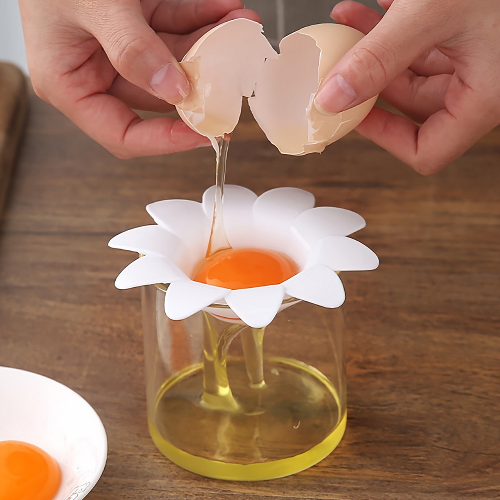 1pc/ Cute Flower Design Egg Wh - Egg Separator Tool recensie en prijs