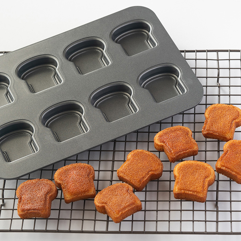 8 Cavity Toast Bread Pattern C - Kitchen Gadgets Tools recensie en prijs