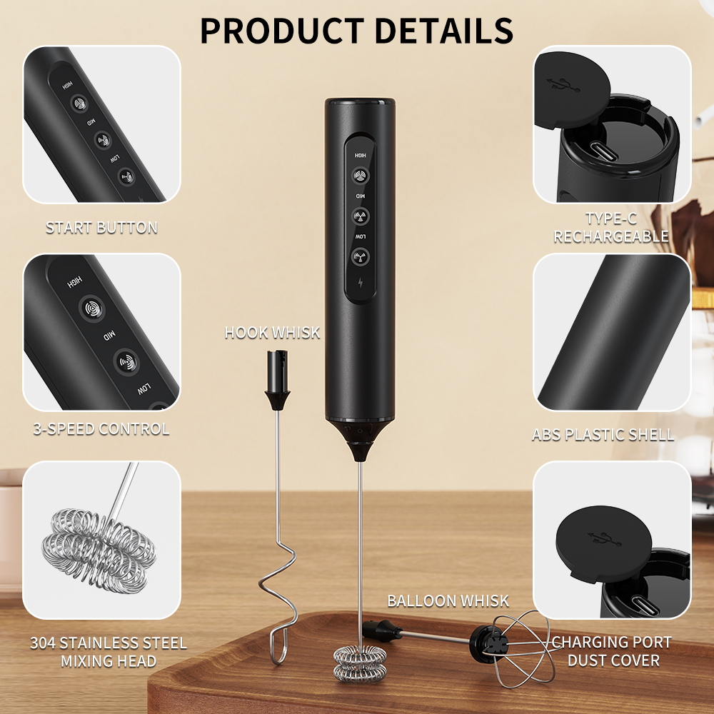 3 in 1 Electric Handheld Milk  - Kitchen Gadgets Tools recensie en prijs