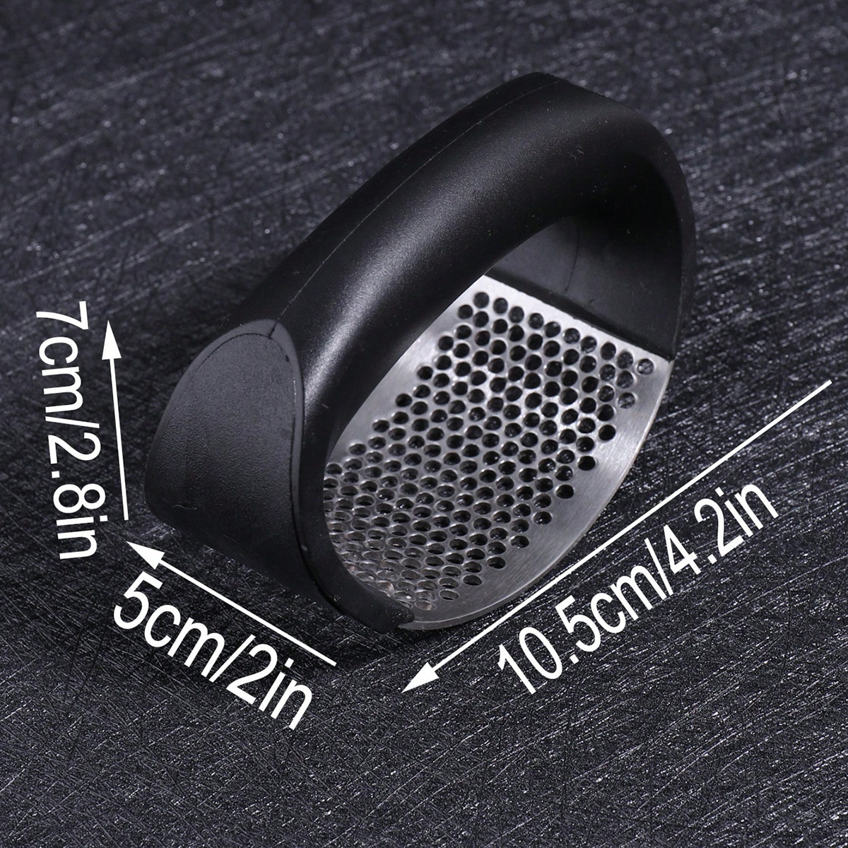 Stainless Steel Garlic Press - - Kitchen Gadgets Products recensie en prijs