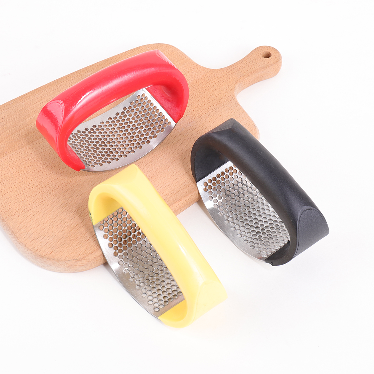 Stainless Steel Garlic Press - - Kitchen Gadgets Products recensie en prijs