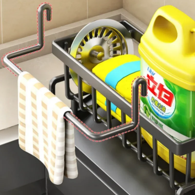 Kitchen Shelf Rag Storage Drai - Kitchen Gadgets Rack recensie en prijs