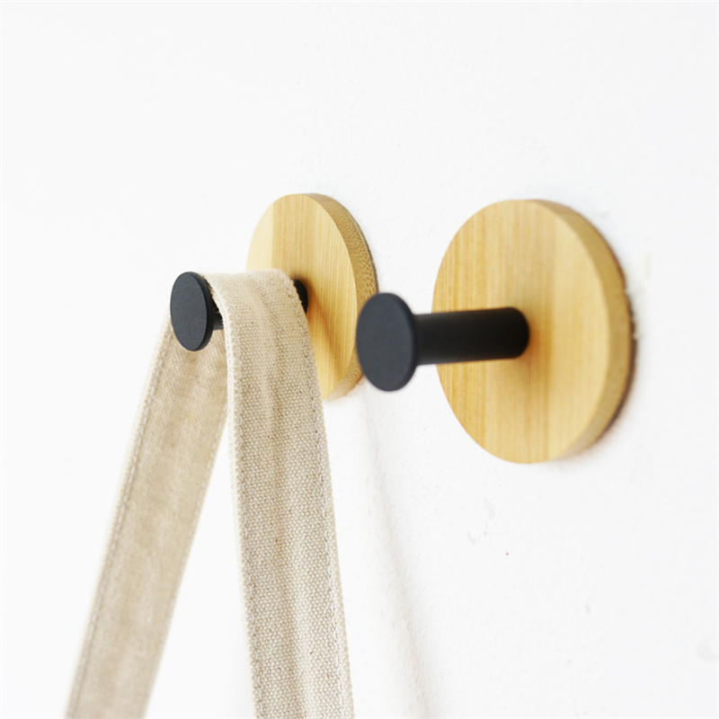 1Pcs Bamboo Wood Hook Wall Clo - Kitchen Gadgets Holder recensie en prijs