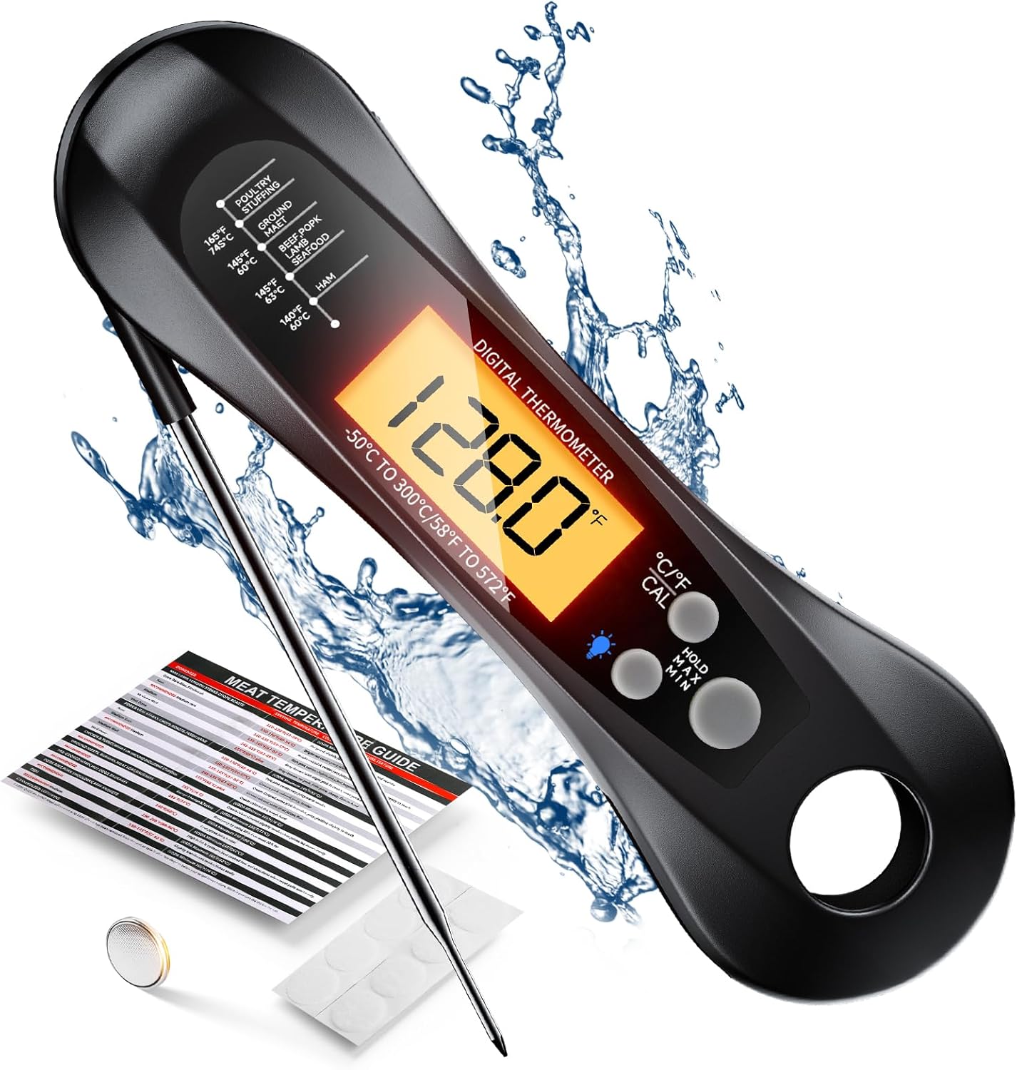 Digital Instant Read Meat Ther - Instant Read Thermometer recensie en prijs