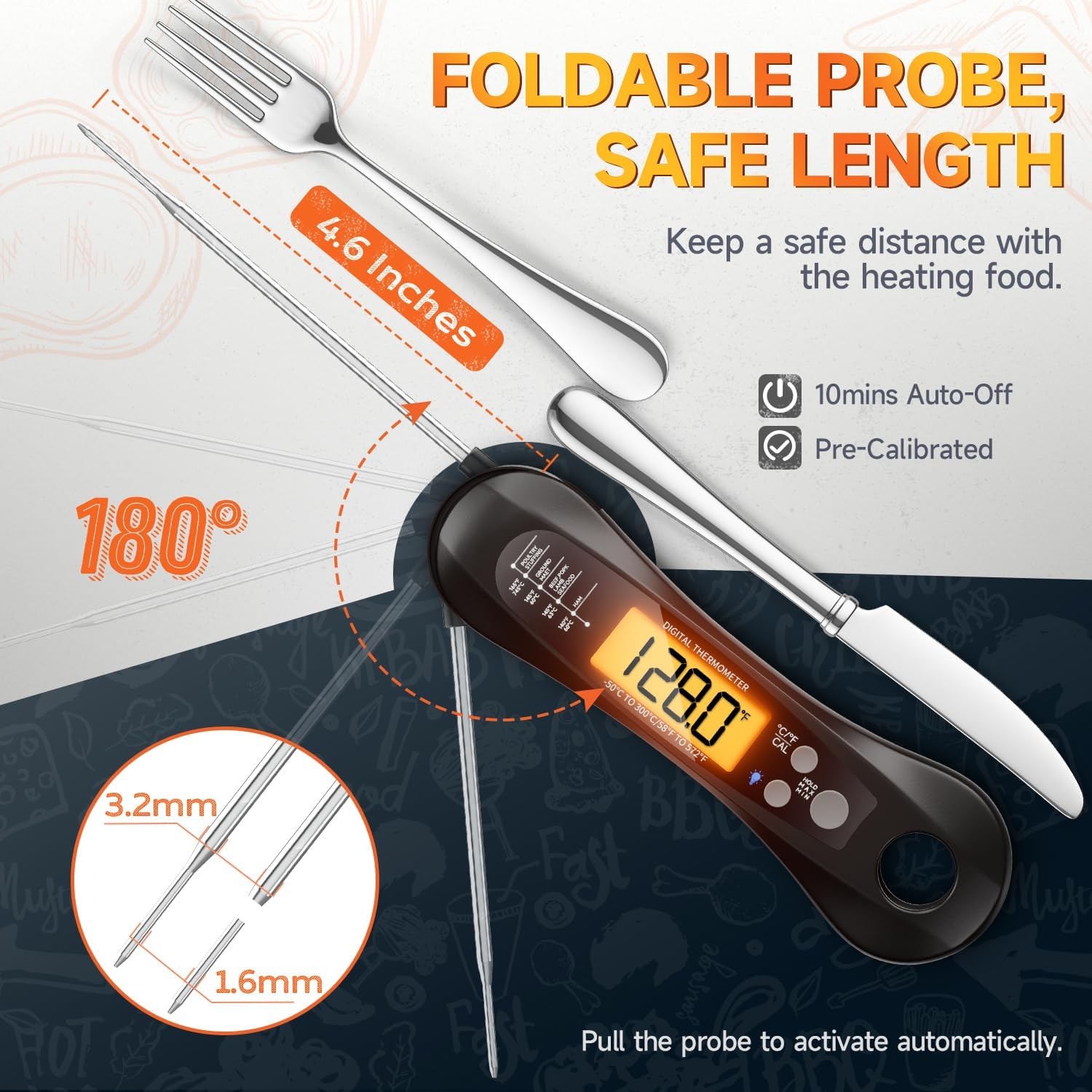 Digital Instant Read Meat Ther - Instant Read Thermometer recensie en prijs