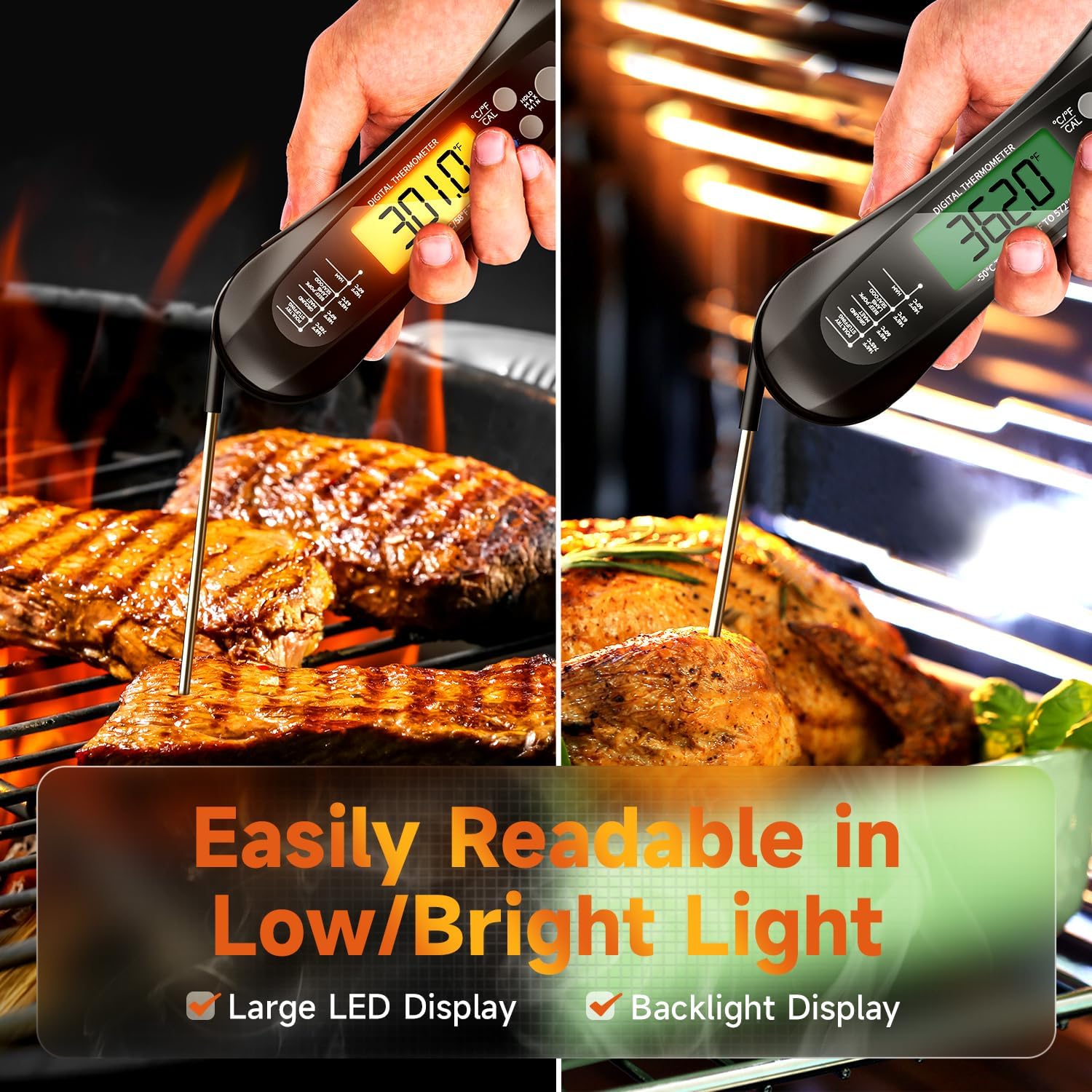 Digital Instant Read Meat Ther - Instant Read Thermometer recensie en prijs
