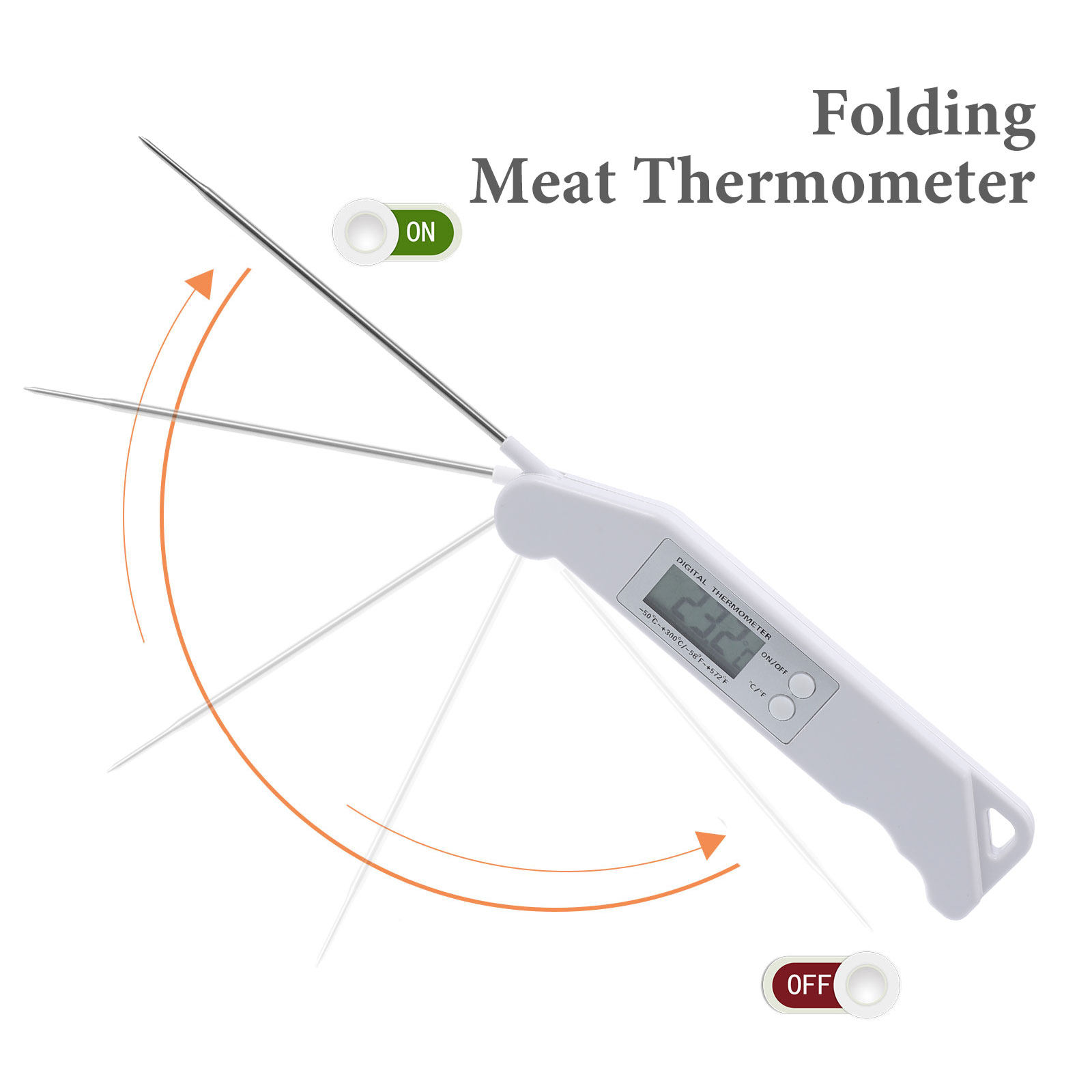 Folding Electronic Thermometer - Instant Read Thermometer recensie en prijs