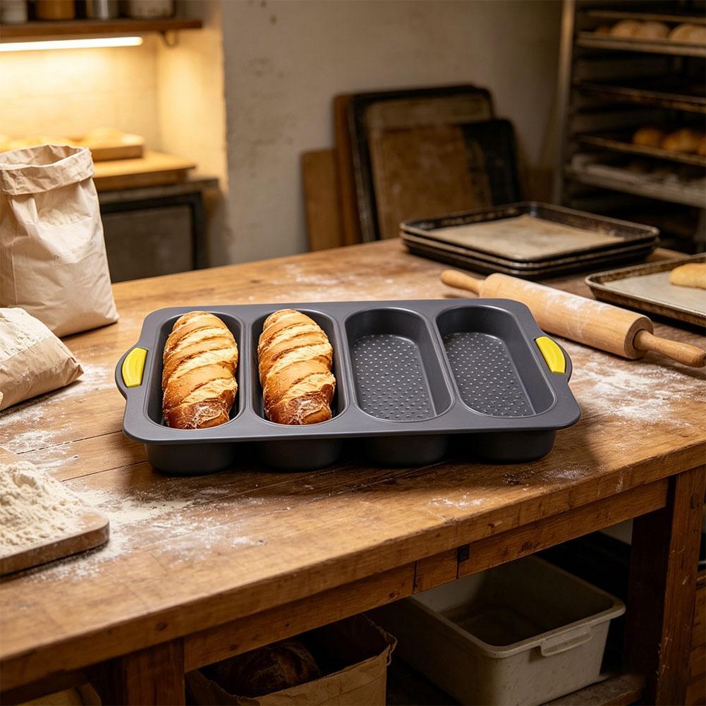 4-cavity Silicone Bread Loaf P - Quality Kitchen Gadgets recensie en prijs