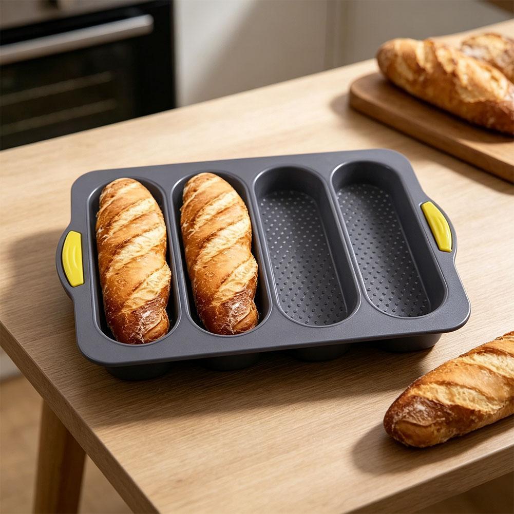 4-cavity Silicone Bread Loaf P - Quality Kitchen Gadgets recensie en prijs