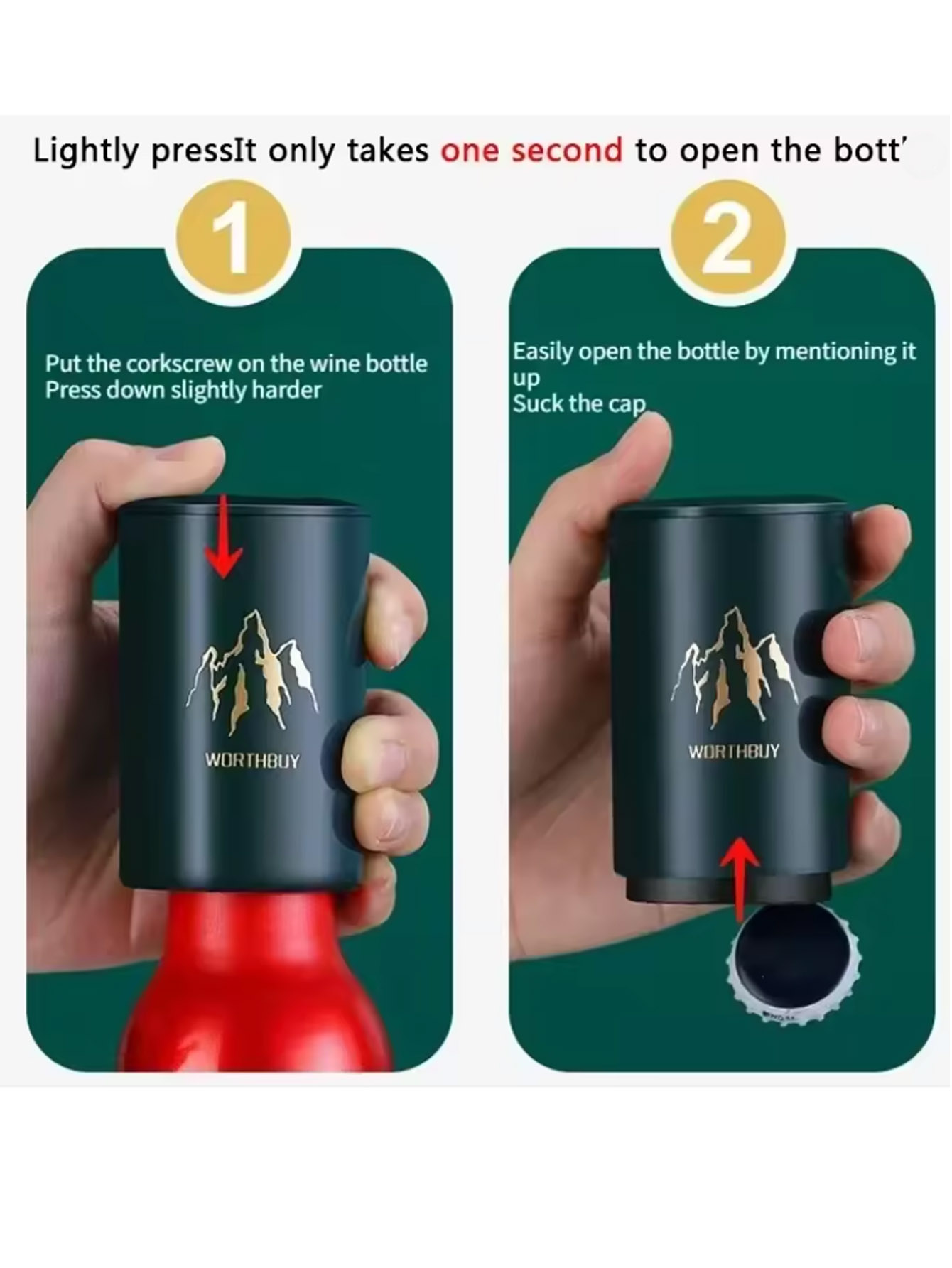 1Pcs Automatic Beer Bottle Ope - Kitchen Gadgets And Equipment recensie en prijs
