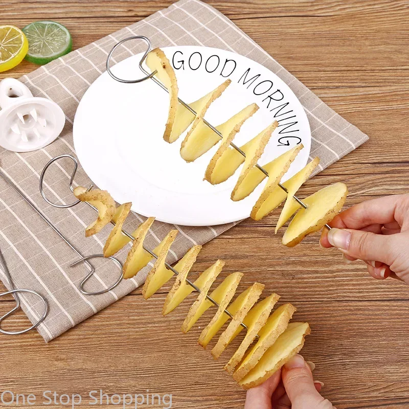 Spiralizer Chips Maker with 4  - Potato Masher Ricer recensie en prijs
