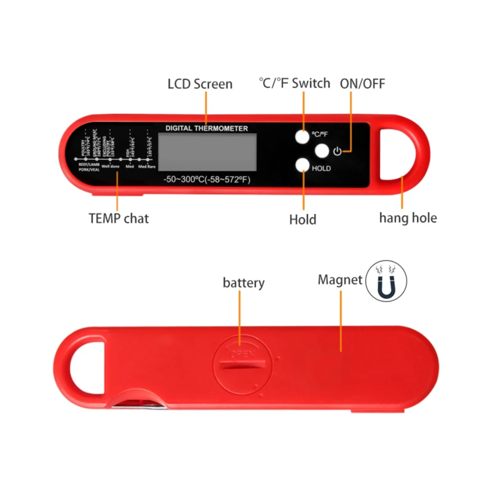 Professional Meat Thermometer  - Instant Read Thermometer recensie en prijs
