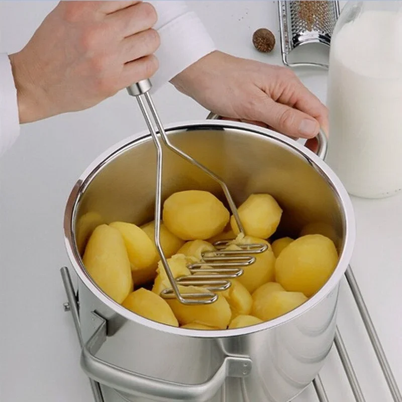 1pcs stainless steel kitchen g - Potato Masher Ricer recensie en prijs