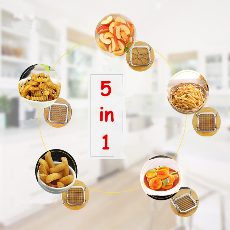 LMETJMA 5 in 1 Apple Cutter Sl - Potato Masher Ricer recensie en prijs